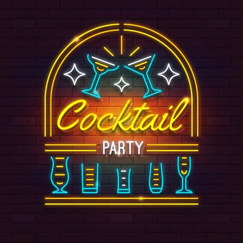 Cocktail Party Neon Sign - Imprint Now