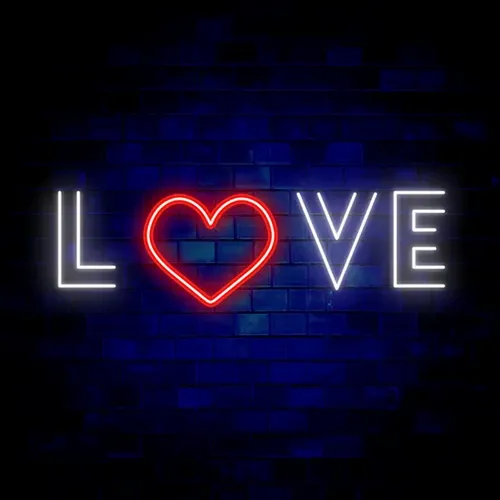 Love Heart Neon Sign - Imprint Now