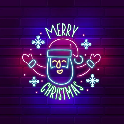Santa Welcoming on Christmas Eve Neon Sign - Imprint Now
