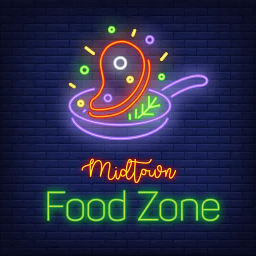Midtown Food Zone Neon Sign - Imprint Now
