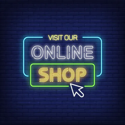 Online Shop Neon Sign - Imprint Now
