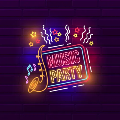 Music Party Neon Sign - Imprint Now