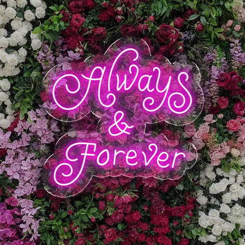 Always and Forever Neon Sign - Imprint Now
