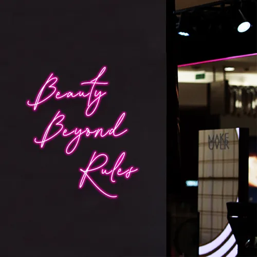 Beauty Beyond Rules Neon Sign - Imprint Now