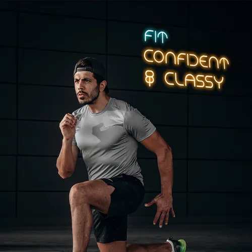 Fit Confident Classy Neon Sign - Imprint Now
