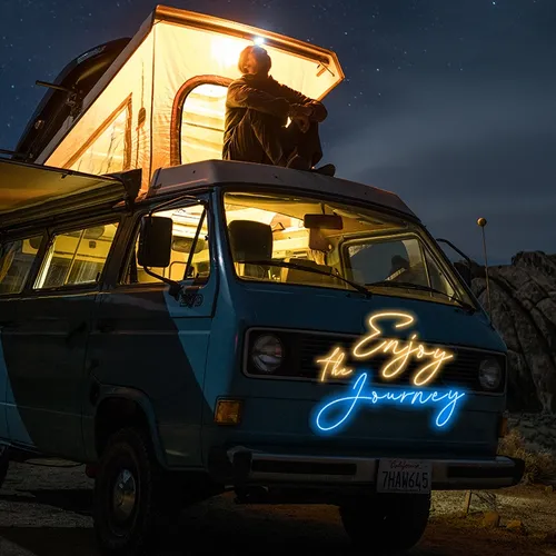 Enjoy the Journey Neon Sign - Imprint Now