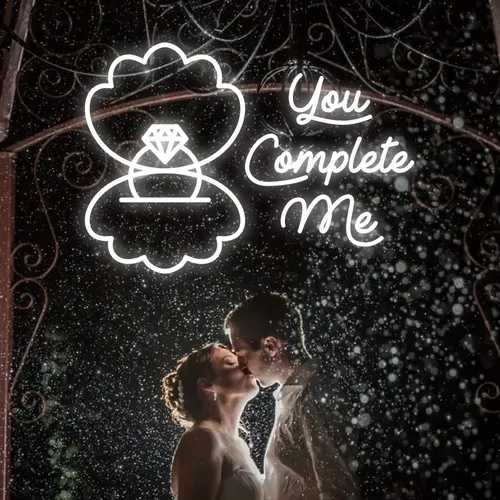 You Complete Me Neon Sign - Imprint Now