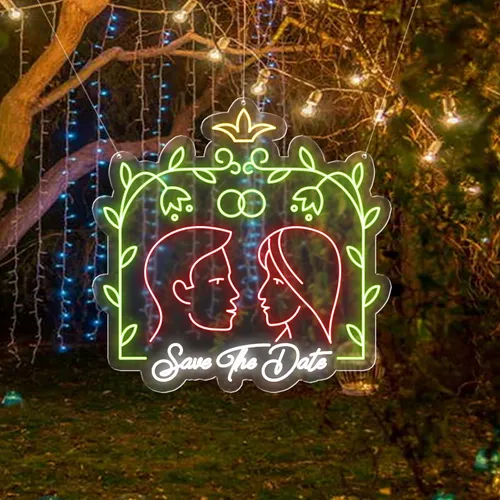 Save The Date Neon Sign - Imprint Now