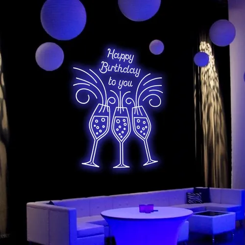 Cocktail Birthday Party Neon Sign - Imprint Now