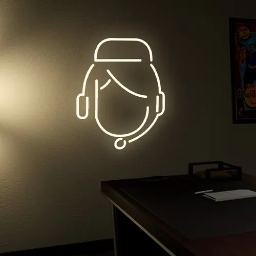 Customer Care Neon Sign - Imprint Now