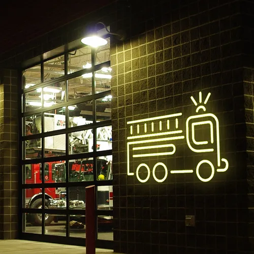 Fire Service Car Neon Sign - Imprint Now