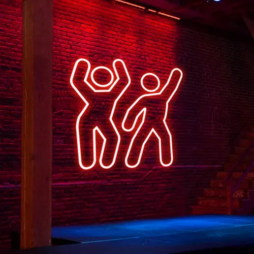Dancing People Neon Sign - Imprint Now