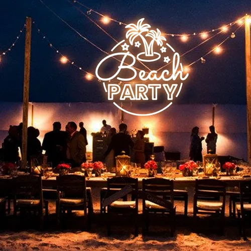 Beach Party Neon Sign - Imprint Now