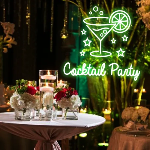 Cocktail Party Neon Sign - Imprint Now