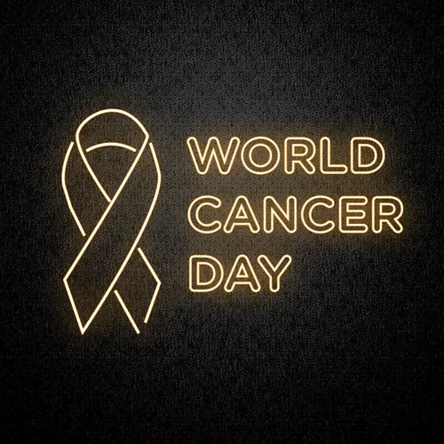 World Cancer Day Neon Sign - Imprint Now