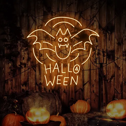 Halloween Bat Neon Sign - Imprint Now