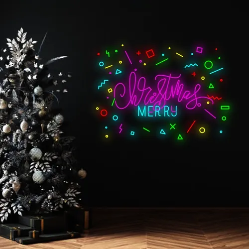 Christmas Merry Neon Sign - Imprint Now