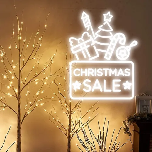 Christmas Sale Neon Sign - Imprint Now