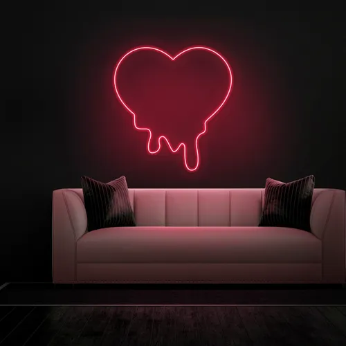 Melting Heart Neon sign - Imprint Now