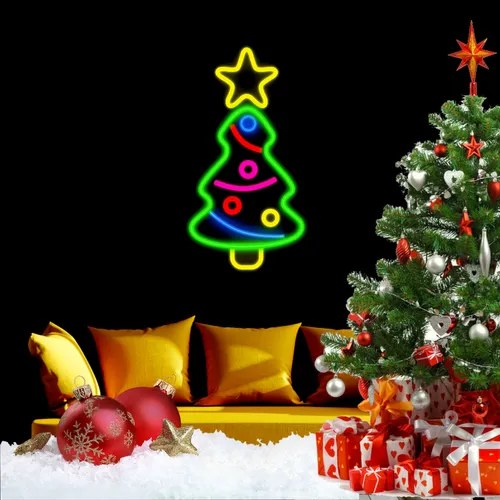 Cute Christmas Tree Neon Sign - Imprint Now