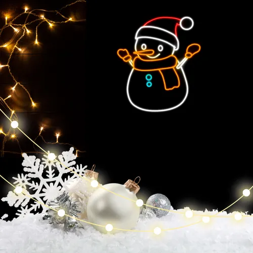 Olaf The Snowman Neon Sign - Imprint Now
