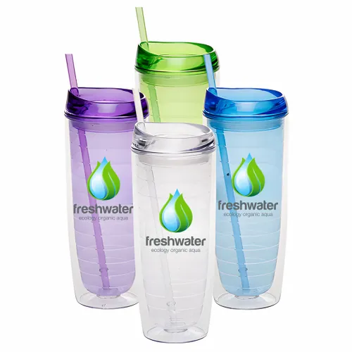 20 Oz Tall Acrylic Sip Drinking Tumblers
