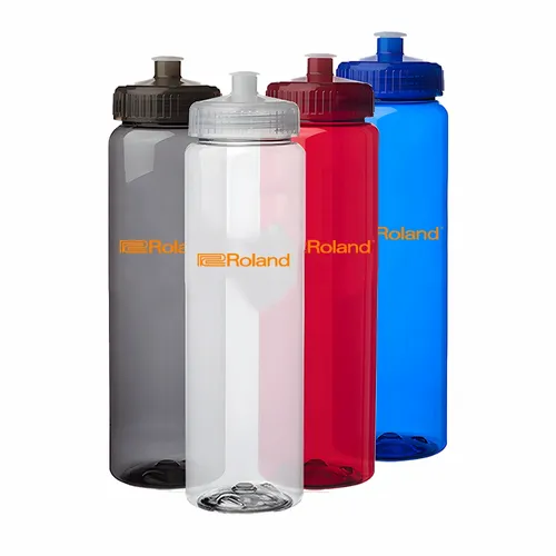 Hydro Flow 32 Oz Plastic Water Bottles