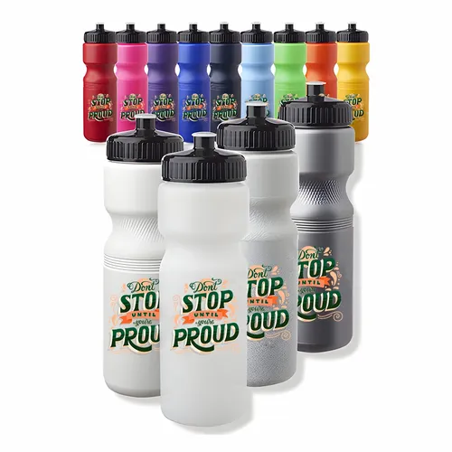 Hydro Mate Easy Push Cap Water Bottles