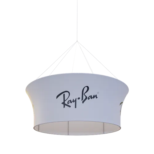 Custom Tapered Circle Personalized Trade Show Hanging Signs - Imprint Now