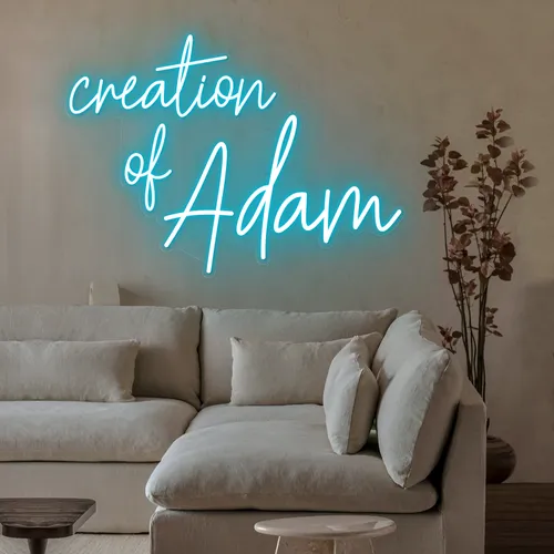 Creation Of Adam Neon Sign - Imprint Now