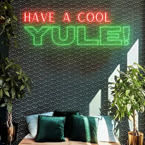 Have a Cool Yule! Neon Sign - Imprint Now