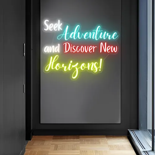 Seek Adventure Neon Sign - Imprint Now