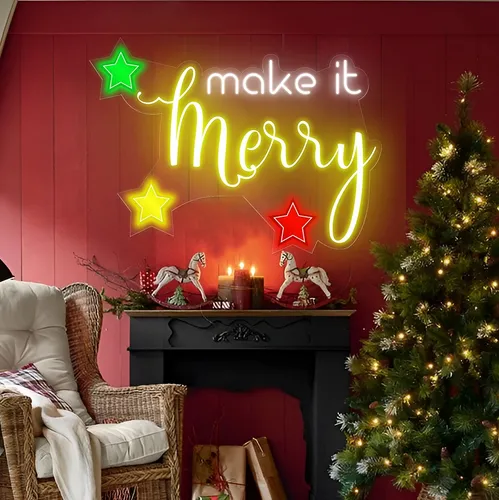 Make it Merry Neon Sign - Imprint Now