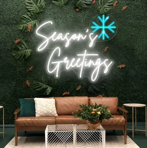 Season’s Greetings Neon Sign - Imprint Now