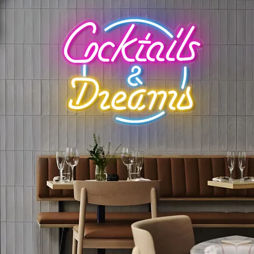 Cocktails and Dreams LED Neon Sign - Imprint Now