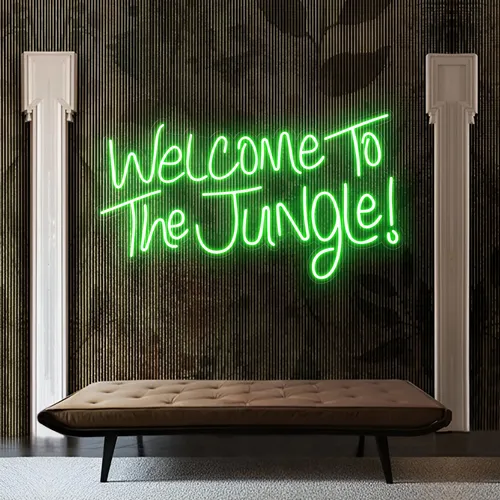 Welcome To The Jungle LED Neon Sign - Imprint Now