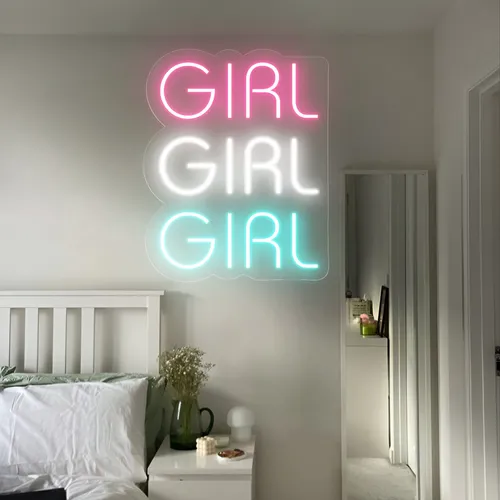 Girls Girls Girls Neon Sign - Imprint Now
