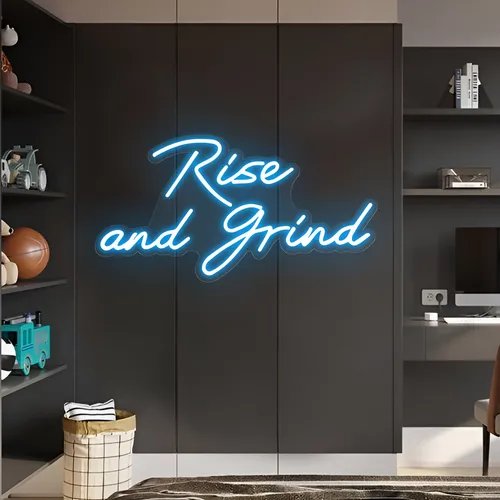 Rise and Grind Neon Sign - Imprint Now