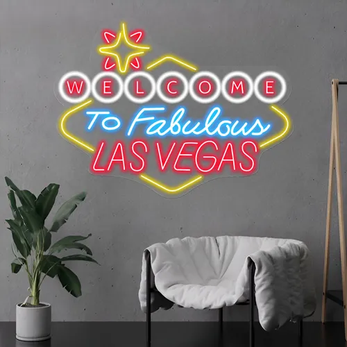 Welcome to Fabulous Las Vegas Neon Sign - Imprint Now