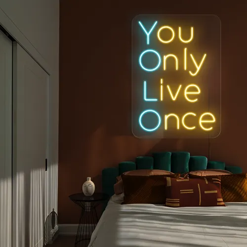 You Only Live Once Neon Sign - Imprint Now