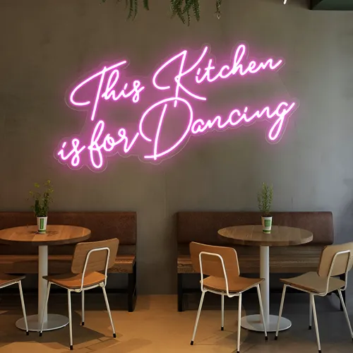 This Kitchen is for Dancing Neon Sign - Imprint Now