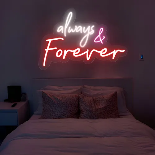 Always And Forever Neon Sign - Imprint Now