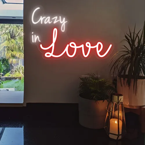 Crazy In Love Neon Sign - Imprint Now