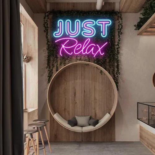 Just Relax Neon Signs - Imprint Now