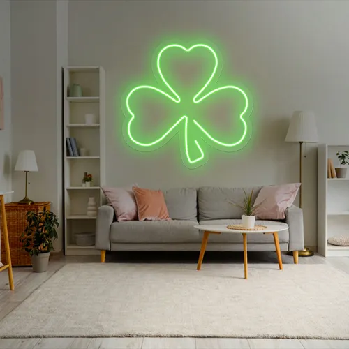 Green Clover Neon Sign - Imprint Now