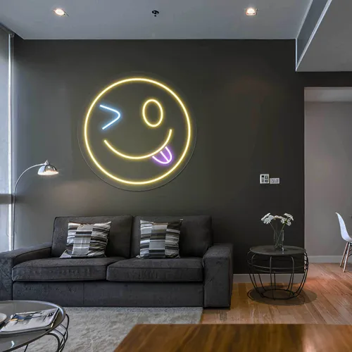 Crazy Goofy Emote Neon Sign - Imprint Now