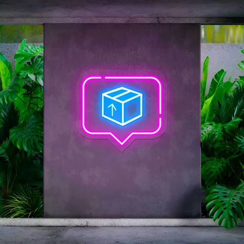 Box Drop Off Neon Sign - Imprint Now