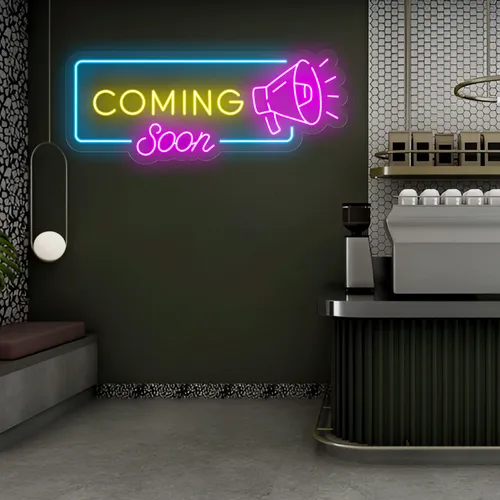 Coming Soon Neon Sign - Imprint Now