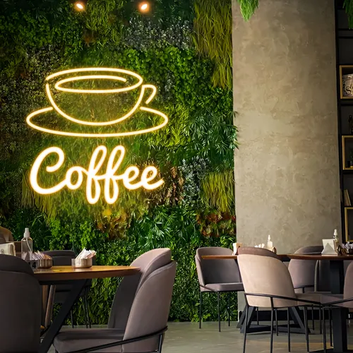 Brew & Glow Coffee Neon Sign - Imprint Now
