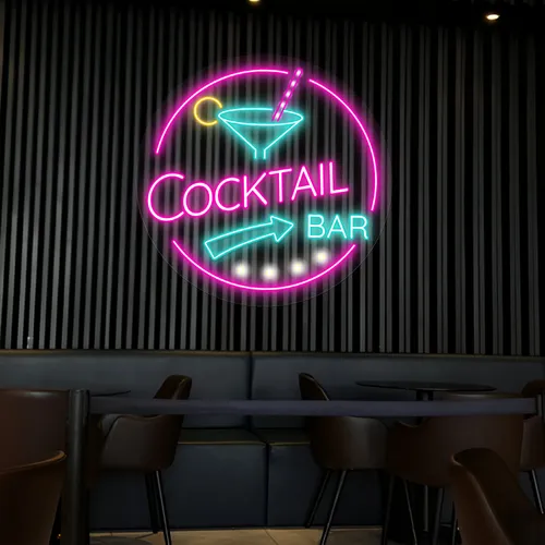 Radiant Cocktail Bar Neon Sign - Imprint Now